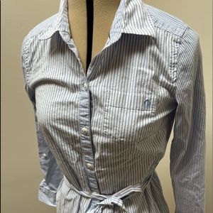 Tommy Hilfiger Shirt Dress Belted Women’s XS